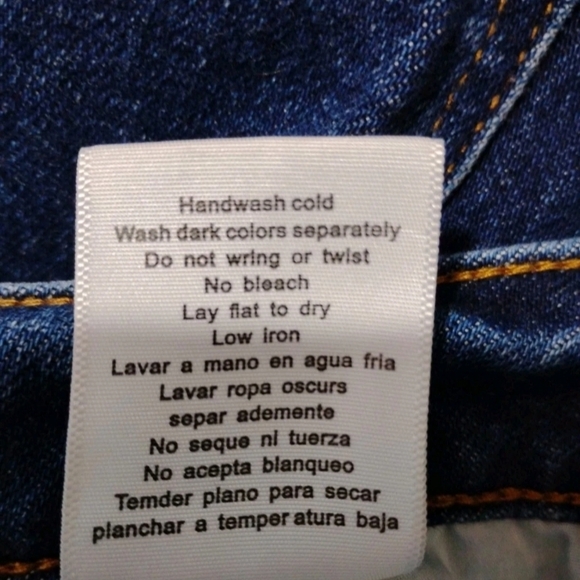 Judy Blue Shorts Women's Blue Jean Denim Rigid Front Stretch Plus Size 2X - Picture 8 of 8